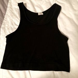 Natural bamboo material crop tank